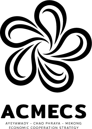 ACMECS logo, black — vertical